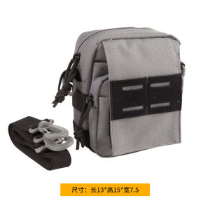 Large Foldable Tactical Molle Waste Collection Bag Battle Monkey 500D Equipment Accessories Outdoor Sports Fitness Running Travel