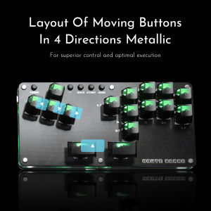 Haute42สติ๊กขนาดเล็กสำหรับพีซี/Ps3/ Ps4/สวิตช์อาเขต Hitbox ไม้อาร์เคดสำหรับต่อสู้