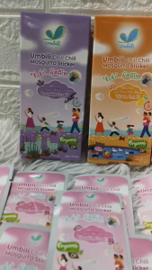 สติ๊กเกอร์กันยุง Umbili ใช้ได้ตั้งแต่แรกเกิด 1 กล่อง 10ซอง มีให้เลือก3กลิ่น