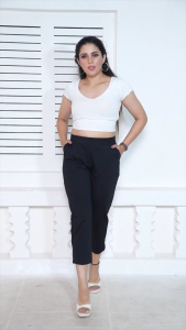 ZASHAN Narrow Bottom Pants made from Tencel Fabric  (Regular and Plus Size)
