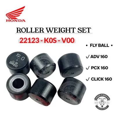 Honda Fly ball / Roller Weights ADV 160 / PCX 160 / CLICK 160 - 19g FLYBALL Roller Set 22103-KOS-V00