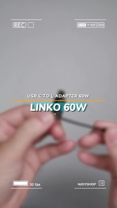 Đầu Chuyển Type-C Sang Cổng L 30W Njoy Dây Đeo Tiện Lợi Cho Điện Thoại iPhone 16 Pro Max 15 14 13 12