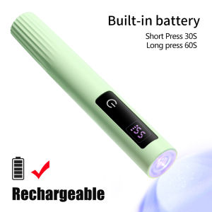 LINMANDA Handheld UV Nail Lamp Nail Dryer Portable Nail Lamp with Display Screen Suitable for Home DIY and Professional Salon
