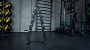 Paket Hexagonal Dumbbell Black 105kg Satu Set dan Triangle Dumbbell Rack