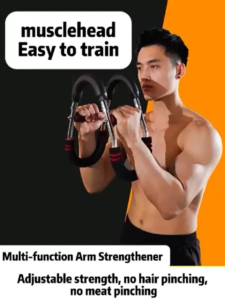Adjustable Multi-functional U-shaped Arm Exerciser Twister Arm Resistance Bend For Forearm Men Women New Model Home Gym Professional Fitness Equipment Arm Training for Upper Body Strength Training