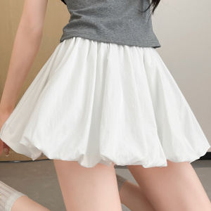 YAYANGREN | Black High-Waisted Slimming A-Line Short Skirt