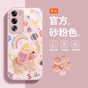 Oppo Reno12 Phone Case New Edition Anti-Fall Cute Female Design Full Lens Protection Simple Style Glass Material Eco-Friendly