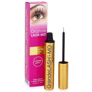 Grande grandelash-MD Lash Enhancing Serum makes lashes look thicker and longer.