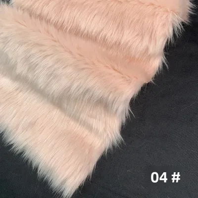 Vải Giả Lông Thú Sợi Polyester 30x50cm Độ Dày Trung Bình Dệt Lông Dài 2.5cm Chất Liệu Làm Đồ Cosplay Đồ Thủ Công DIY