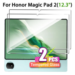 Screen Protector for Honor Magic Pad 2 (12.3") 9H Toughness Scratch-Resistant Anti-Fingerprint No-Bubble Premium Tempered Glass