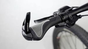 Tay nắm xe đạp ROCKBROS Cao su thoải mái MTB Khóa đôi Tay lái chống trượt Giảm chấn động tay lái Nắp tay lái Phụ kiện tay lái xe đạp