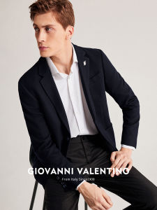 GIOVANNI VALENTINO | Wool Business Casual Single Suit