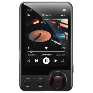 128GB MP3 MP4 Player Bluetooth 5.3 Portable HiFi Lossless2.4" Touch Screen Dual Audio JackBuilt‑in Speaker FM Radio Voice
