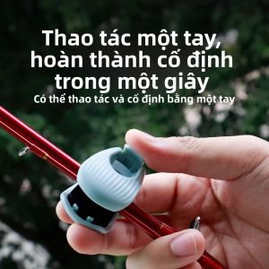 Đầu Câu Cá Một Tay Di Động Đồ Bảo Quản Đa Chức Năng Chống Trượt Phụ Kiện Câu Cá Đồ Bảo Quản Dụng Cụ Câu Cá Lừa