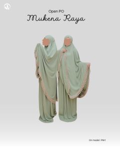 Mukena Raya Jumbo Mukena Rayon twill premium
