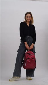 MARTIN VERSA Tas Ransel sekolah Model garis backpack laptop parasut pria wanita