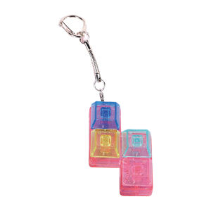 Keyboard Fidget Keychain Decompression Button Finger Clicker Toys for Anxiety Relief & Finger Exercise