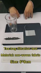 100pcs Sachet Biodegradable Corn Fiber Tea Bag with Drawstring Loose Leaf Tea Filter Bag