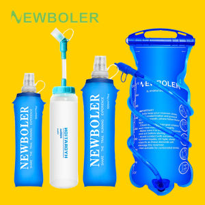 NEWBOLER น้ำกระเพาะ TPU ปราศจาก BPA 250/500 มิลลิลิตร สำหรับการเดินป่า คุณภาพยนตร์เสริมหลังถุง สำหรับการวัดปัญหาการทำงานหนัง 250/500 มิลลิลิตร