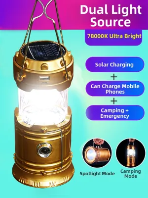 RTN | Solar Camping Rechargeable Emergency Light