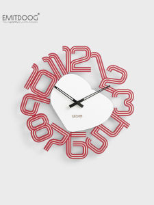 Elegant Artistic Wall Clock No Drilling Required Modern Creative Living Room Dining Room Decorative Wall Art Clock