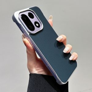 Ốp Lưng Mỏng Cao Cấp Chất Liệu Kevlar Cho OnePlus 15 - Vỏ Điện Thoại Kim Loại Mạ Chống Vân Tay Không Viền Từ Tính