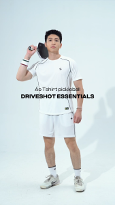 [CHỈ 18-23.2 TẶNG WRISTBAND]Áo thun thể thao nam Pickleball Drive Shot Essentials Nhanh khô Thoáng khí Thấm hút tốt Thoải mái vận động Coolmate