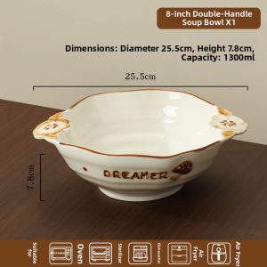 Yomerto | Personal Beautiful Yogurt Ceramic Bowl Set