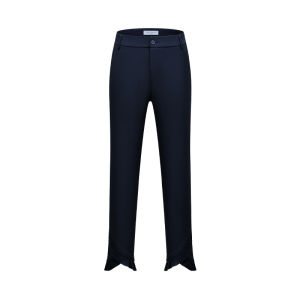 TTYGJ | Slimming Breathable Waterproof Golf Pants for Women with Pleats and Side Slits Mid-rise Ankle Length