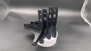 4pcs/Set Kaki Sofa hitam Segitiga 10CM 15CM / Kaki Sofa hitam / Kaki Kursi / Sofa Leg Besi Model Segi Tiga / Kaki Siku T - Premium Metal Sofa Leg