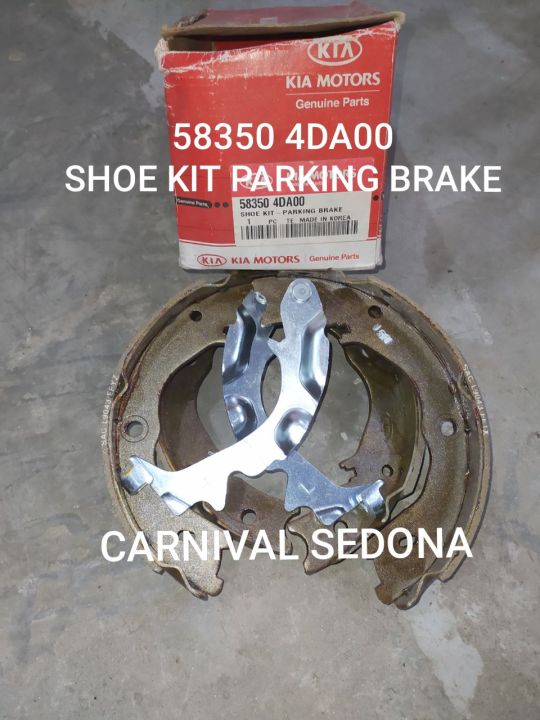 BRAKE SHOE & LINING KIT FOR 2006-2013 KIA CARNIVAL SEDONA PART NO 58350 4DA00