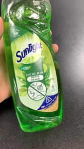 Nước rửa chén Sunlight khử mùi tanh Matcha TRà Nhật 400g