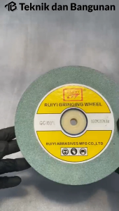 Ruiyi Batu Gerinda Duduk 6.0" x 1.0" x 1.25" Untuk Bench Grinder dengan Bushing Plastik & Lubang 32mm untuk asah