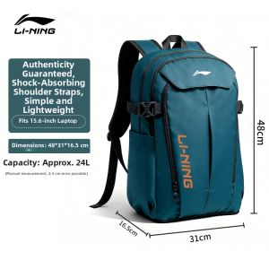 Li-Ning | Spacious Light Backpack for Boys Girls Students and Travel