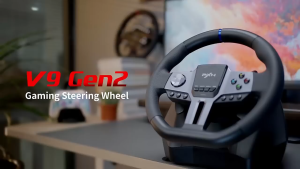 PXN V9 Gen2 Racing Steering Wheel with magnetic Pedals and Shifter