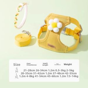 Hipidog | Hipidog Vest-Style Dog Leash Teddy Bichon Small Dogs Chest Strap Pet Outing Chain Non-Stretchable Normal Specification