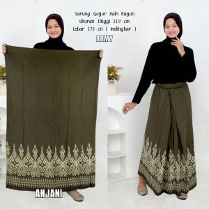 SARUNG GOYOR WANITA -SARUNG MBAK SANTRI TERBARU RAYON SUPER HALUS&ADEM -SARUNG PONDOK PUTRI