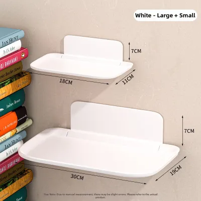 XIANQUE | Foldable No-Drilling Wall Shelf Bathroom Dormitory Headboard