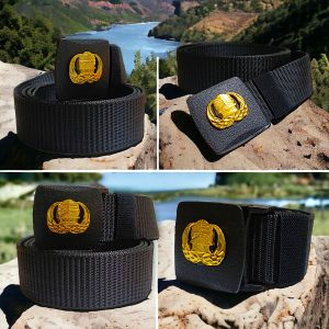 Ikat Pinggang Tactical/Sabuk Tactical/Gesper Tactical Hitam Logo KOLPRI