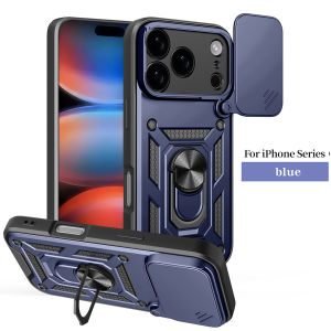 Phone Case For iPhone 18 Pro Max 17 17 Pro Max 16 15 13 12 14 Air 11 Cover Capinha Caha With Stand Hard Pushing Open The Window