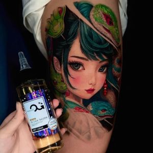 Nước pha mực xăm OG - Hoà tan hạt mực kích màu tươi sáng - Nước pha OG dung tích 120ml 200ml