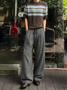 OUMULONG | Quick-drying Ice Silk Relaxing Wide-leg Pants