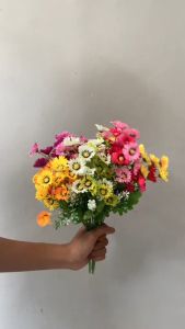 Bunga Buket Bunga Dekorasi Bunga Daisy Artificial Flower Bouquet Dekorasi Hias BG152