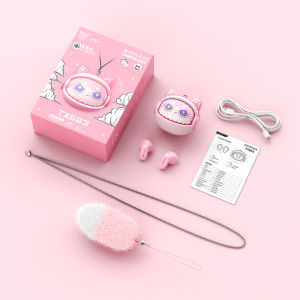 ONIKUMA | ONIKUMA TX603 Wireless Gaming Earbuds Cat Ear Bluetooth Earphones ENC Noise Cancelling Low Latency TWS Headphones Cute Anime Sty