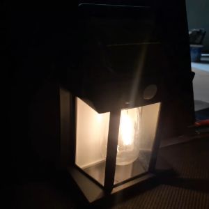 G779 LAMPU LED ORIGINAL TENAGA SURYA OTOMATIS WATERPROOF YELLOW KUNING DINDING MATAHARI WALL LAMP S