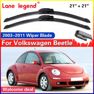 Car Wiper Blade For Volkswagen VW New Beetle 2003-2008 2009 2010 2011 Front Windscreen Windshield Wipers 21"+21" Car Accessories