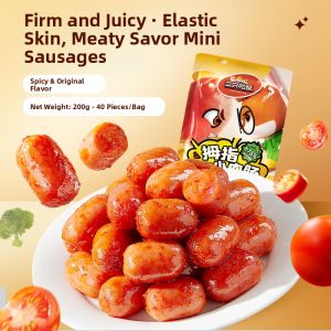 Three Squirrels | Spicy Tasty Casual Snacks Small Sausages