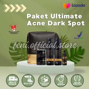 [Bisa COD] Paket ULTIMATE Acne Dark Spot/Untuk Wajah Bekas Jerawat/Beruntusan |Higlow Skincare