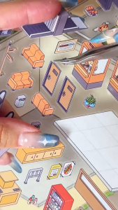 [KW] BIG Landscape Sticker Collection – 3D Scene Stickers for Journaling Scrapbooking Gifts and Toys for Stress Relief