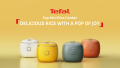 (NEW) Tefal POP 0.7L Rice Cooker - Small and Compact, Fuzzy Logic, 8 Programs, NFC Recipes, Removable Inner Lid. 